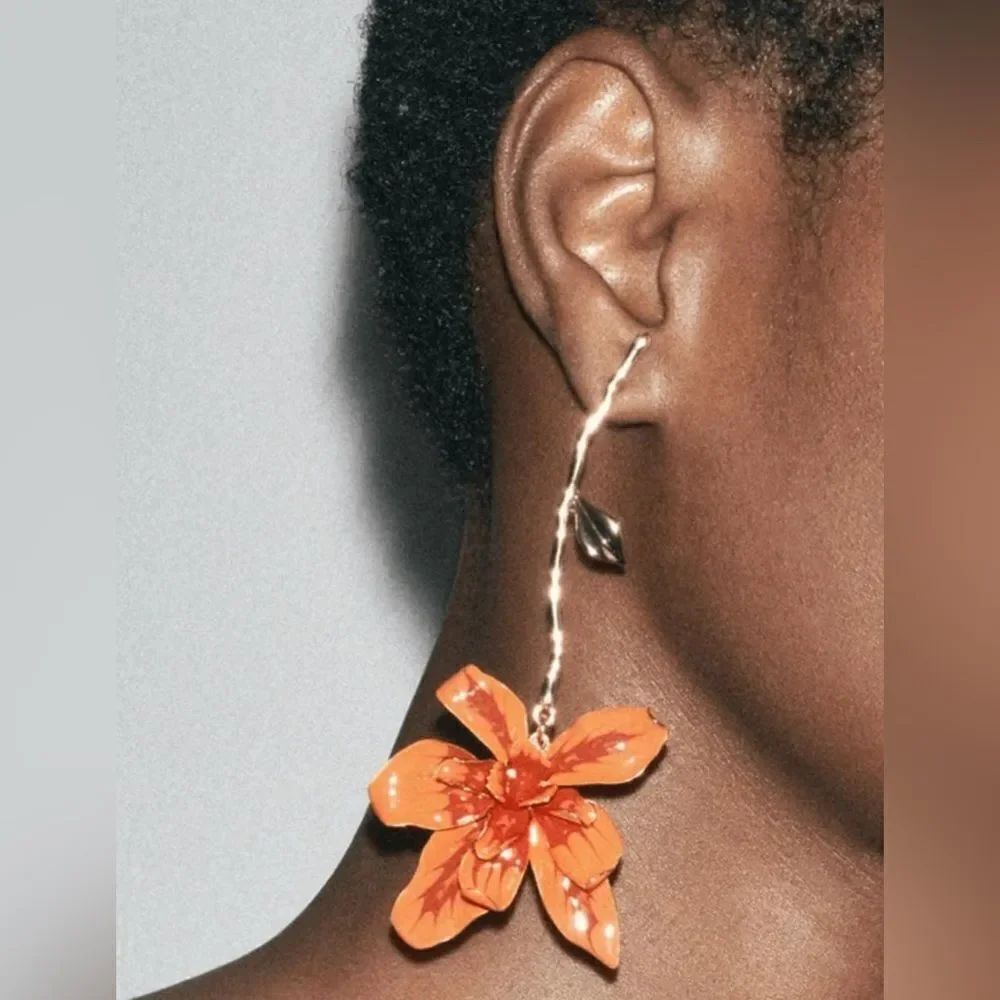Flower Drop Earrings N1491